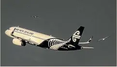  ??  ?? Air New Zealand has about 43 per cent of market share on flights between Auckland and Australia.