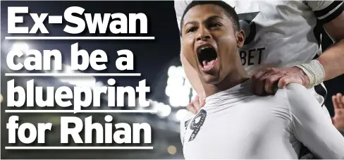  ?? Picture: Magi Haroun/huw Evans Agency ?? Rhian Brewster enjoyed an impressive spell with Swansea last season, but has struggled this term.