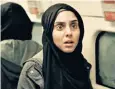  ??  ?? The character Nadia, played by Anjli Mohindra, below, had initially appeared to be an unwilling extremist attacker