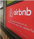  ?? FOTO: END ?? Über das Portal Airbnb können Privatleut­e Wohnungen vermieten.