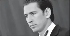  ??  ?? SEBASTIAN KURZ. Primer ministro austriaco.