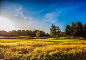  ?? ?? GREEN AND PLEASANT: Sand Martins Golf Club is aiming to protect the green spaces around the course