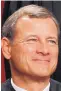  ??  ?? Chief Justice John Roberts