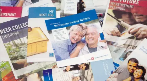  ?? RYAN REMIORZ/THE CANADIAN PRESS FILE ?? The benefits and drawbacks of RRSPs and TFSAs will determine which option makes most sense at different stages of an earner’s working life.