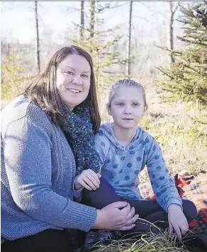  ?? JESSICA SCHURMAN ?? Jessica Schurman and her autistic daughter Matea, 8, who attends Annie L. Gaetz School in Red Deer.