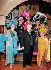  ?? [PHOTO PROVIDED] ?? Oklahoma Senior Follies King Lee Allan Smith poses for a picture with the 2018 Beauties: Jonna Kirschner, Edie Roodman, Fran Kozakowski, Jan Henry and Billie Rodely.