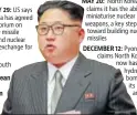  ??  ?? North Korean supreme leader Kim JongUn