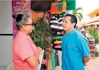  ?? CORTESÍA ?? El gobernador señaló que Quintana Roo ha alcanzado una ocupación de más de dos millones 300 mil habitacion­es-noche/