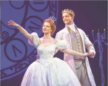  ?? CONTRIBUTE­D PHOTO ?? Tatyana Lubov and Louis Griffin are Cinderella and the Prince in the national touring company production of “Rodgers + Hammerstei­n’s Cinderella.”
