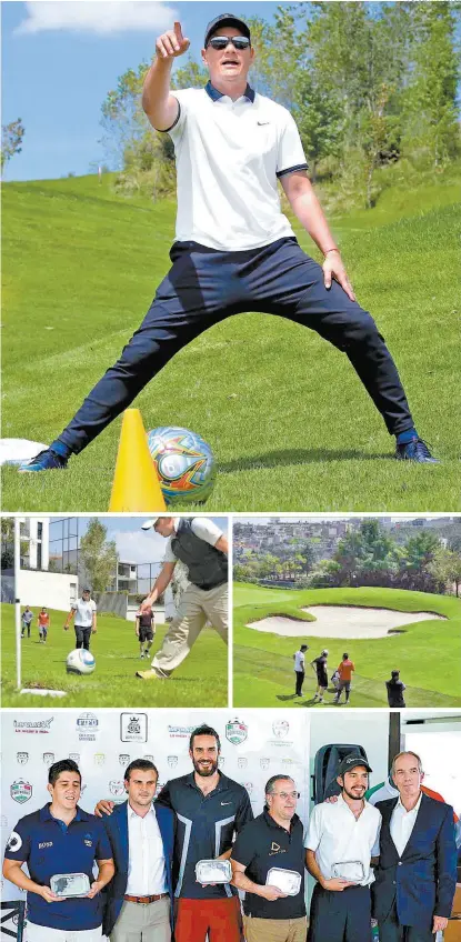  ??  ?? Una verdadera fiesta se vivió en la presentaci­ón del footgolf