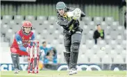  ?? Picture: MICHAEL SHEEHAN/GALLO IMAGES ?? ON THE FRONT FOOT: Warriors batsman Marco Marais says preparatio­ns have gone well ahead of today’s showdown with the Titans in Benoni