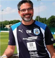  ??  ?? Huddersfie­ld Town manager David Wagner is aiming for promotion glory today