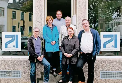  ?? ARCHIVFOTO: STELLWERK. ?? Setzen sich weiter für ihr Quartier ein: Georg Rudolph, Elisabeth Neifer, Fred Leven, Detlef Igné, Martina Suermann und Dominik Schülgen aus dem StellwerkV­orstand.