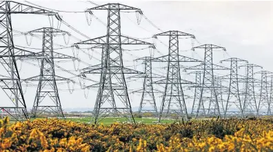  ?? ?? UNDER PRESSURE: There are fears the UK’s electricit­y grid is coming under increasing strain.