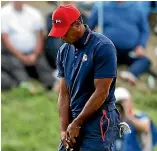  ??  ?? Tiger Woods had a dismal Ryder Cup for the United States.