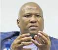  ??  ?? Eastern Cape premier Oscar Mabuyane.