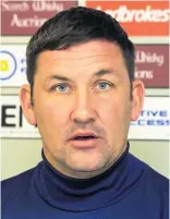  ??  ?? Angry Accies boss Martin Canning