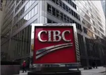  ?? THE CANADIAN PRESS FILE PHOTO ?? The CIBC reported net income of $1.16 billion in the three months ended Oct. 31, up from $931 million during the same time in 2016.