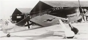  ??  ?? To train former Ju 87 pilots, two-seat versions of the 190 were built—designated “A-8/U1.”