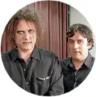  ??  ?? Robert Smith of The Cure backstage with Kiwi fan Alastair Ross in Melbourne, 2007.