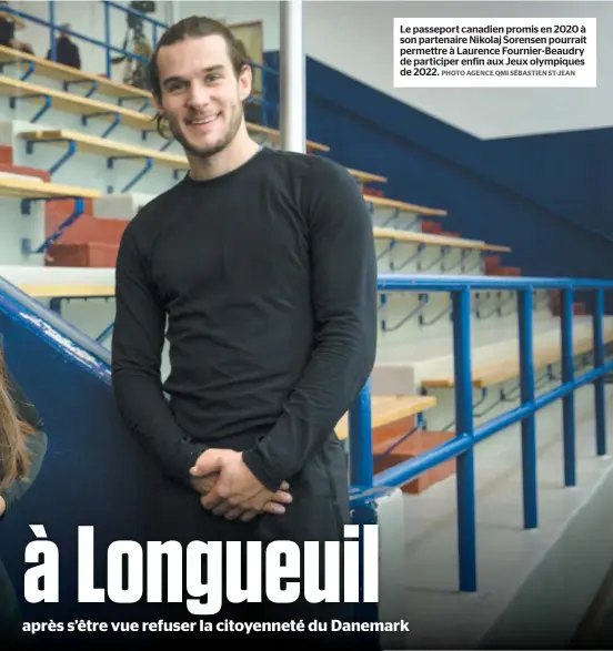  ?? PHOTO AGENCE QMI SÉBASTIEN ST-JEAN ?? Le passeport canadien promis en 2020 à son partenaire Nikolaj Sorensen pourrait permettre à Laurence Fournier-Beaudry de participer enfin aux Jeux olympiques de 2022.