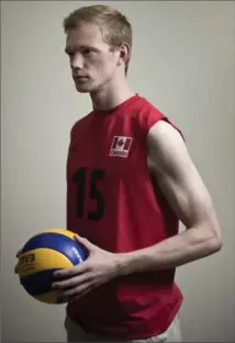  ?? MATHEW MCCARTHY, RECORD STAFF ?? Joel Rudd of Cambridge recently made his return from the FIVB under-21 championsh­ip in the Czech Republic.