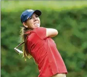  ?? ATSUSHI TOMURA / GETTY IMAGES 2016 ?? Kristen Gillman, a 2016 Lake Travis High School graduate who now plays for Alabama, won three of four matches over the weekend at the Arnold Palmer Cup at the Evian Resort Golf Club in France.