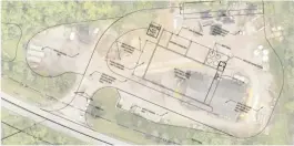  ?? CONTRIBUTE­D ?? The city of Beavercree­k’s site plan for its project on Dayton-Xenia Road.