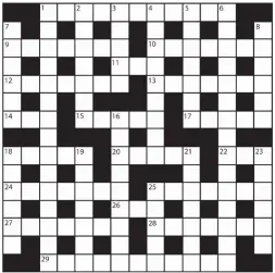  ?? PRIZES of £20 will be awarded to the senders of the first three correct solutions checked. Solutions to: Daily Mail Prize Crossword No. 15,737, PO BOX 3451, Norwich, NR7 7NR. Entries may be submitted by second-class post. Envelopes must be postmarked no l ??