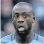  ??  ?? OUT IN THE COLD: Yaya has not played for City yet