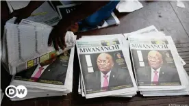  ??  ?? The death of president Magufuli has made headlines across the continent