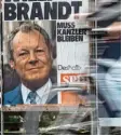  ??  ?? Früher war mehr los: Konterfei von Willy Brandt im Jahr 1972.