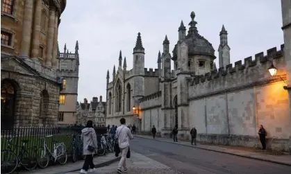  ?? ?? ‘At Oxford University, acts of hatred, misinforma­tion and a lack of empathy have turned student spaces into places of hostility.’ Photograph: Henry Nicholls/AFP/Getty Images