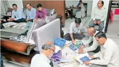  ??  ?? A file photo of ACB raids conducted at the residence of Dr M. Vijaya Gopal assistant director drugs control administra­tion government of Andhra Pradesh at Municipal colony Malakpet in Hyderabad.