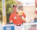  ?? BILLY SCHUERMAN/THE VIRGINIANP­ILOT ?? Jordan Westburg hit 26 homers between Double-A Bowie and Triple-A Norfolk this season, the most among all Orioles minor leaguers.