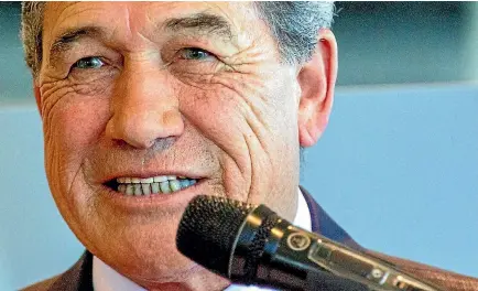  ?? PHOTO: RICKY WILSON/FAIRFAX NZ ?? Record immigratio­n is the election-year issue from heaven for NZ First leader Winston Peters.
