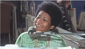  ?? ALAN ELLIOTT ?? Aretha Franklin in the gospel film “Amazing Grace.”