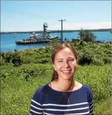  ?? MICHAEL SALERNO — DIGITAL FIRST MEDIA ?? Anna Robuck of Chadds Ford has received a national science scholarshi­p to study pollutants in food chain, water and air.