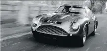  ?? ASTON MARTIN ?? The Aston Martin DB4 GT Zagato “continuati­on” car will only be available as part of a $10-million package deal with the DBS Zagato.