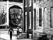  ?? PATRICK SEMANSKY/AP 2016 ?? A mural in Baltimore depicts Freddie Gray. Sources revealed the Justice Department won’t bring charges in the case.