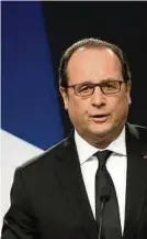  ??  ?? Präsident Hollande verhängte den Ausnahmezu­stand