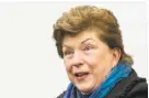  ?? Laura Morton / Special to The Chronicle ?? Delaine Eastin, former state superinten­dent of public instructio­n