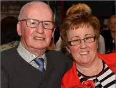  ??  ?? Barbara Collins with her ex-boss Bertie Dullaghan.