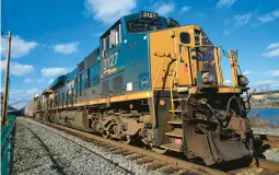  ?? GENE J. PUSKAR/AP 2022 ?? About 5,000 CSX workers will each receive four days of paid sick leave after an agreement was reached with two of the railroad’s 12 unions earlier this week.