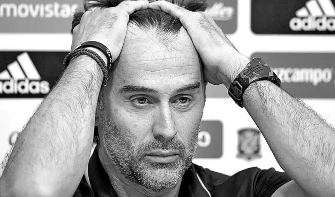  ??  ?? LOPETEGUI FUE despedido antes de iniciar el Mundial.