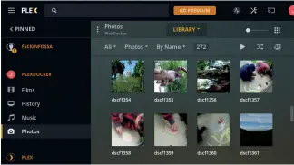  ??  ?? Plex can handle not only movies and music, but photos too. Which means our rights department don’t get worried about copyrighte­d thumbnails.