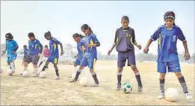  ?? FILE PHOTO/HT ?? Soon young kids, including girls would be seen playing football in parks and grounds in 32 districts of Uttar Pradesh.