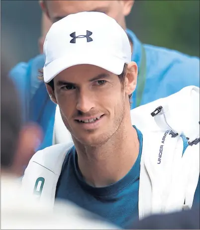  ??  ?? ANDY MURRAY: Is interested in how digital technologi­es can improve health and how they can help boost his performanc­e on tennis court.