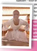  ?? ?? HOOFFOTO: HOO Lizette de Kock het bors borskanker geklop. Die Heilige Gees het haar oortuig om haar gelie geliefde spiritual dancing in die kerk voort te sit (links).