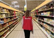  ?? (Eric Gaillard/Reuters) ?? AN AUCHAN SUPERMARKE­T in Nice, France. The chain apologized for applying ‘made in Israeli settlement­s’ labels to some of its products.